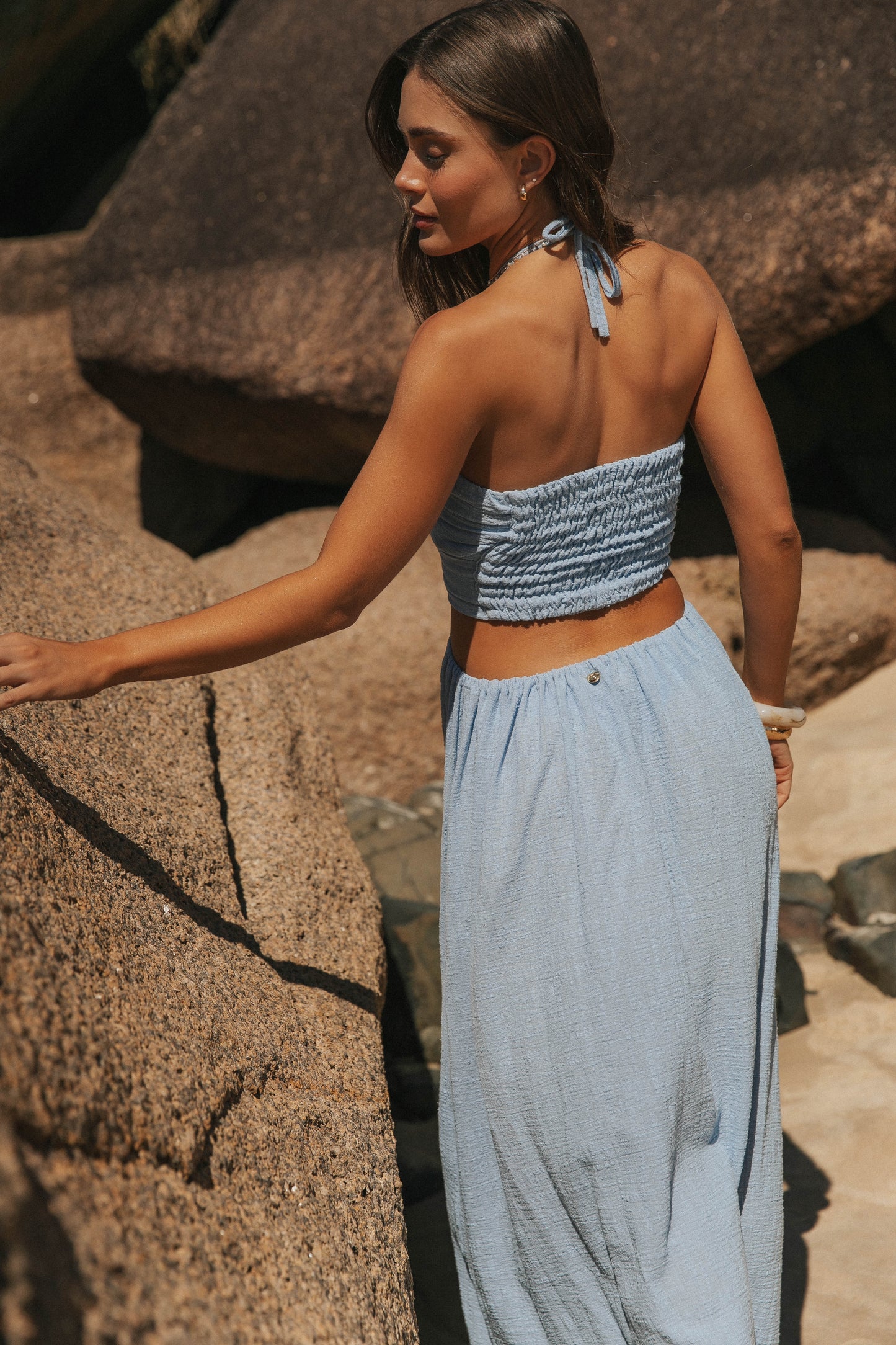 VESTIDO AMETISTA CELESTE