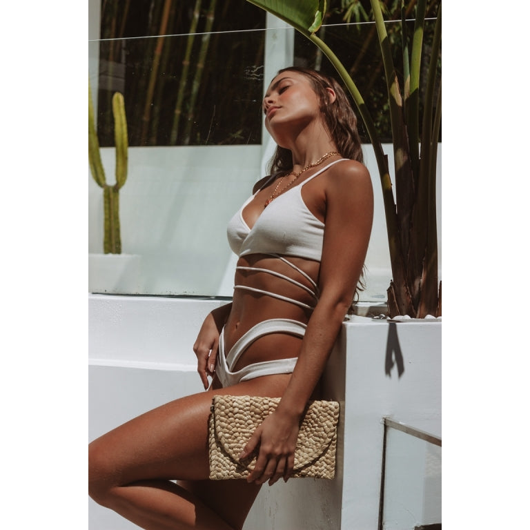 CALCINHA TRANSPASSADA FORMENTERA OFFWHITE LUREX