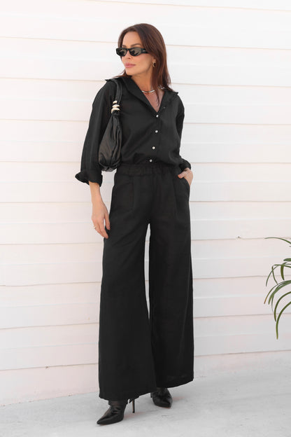 CALÇA DE LINHO TURMALINA