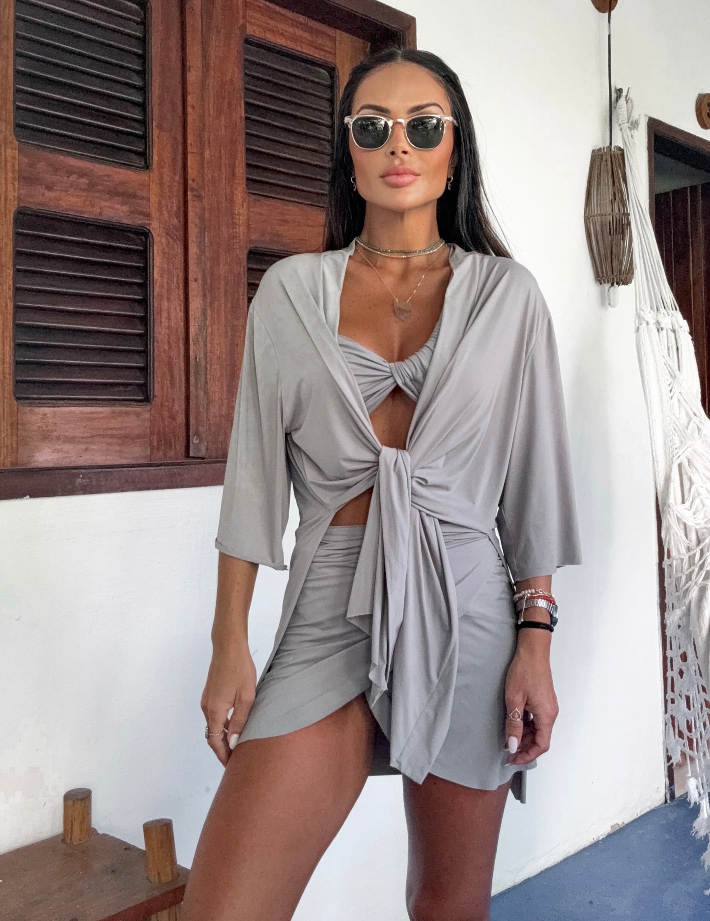 KIMONO FLUITY BIO PLATINA