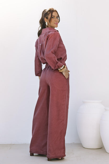 CALÇA DE LINHO FIGO
