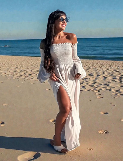 VESTIDO ATHENA AREIA