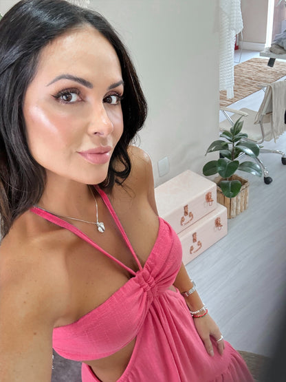 VESTIDO QUARTZO HIBISCO