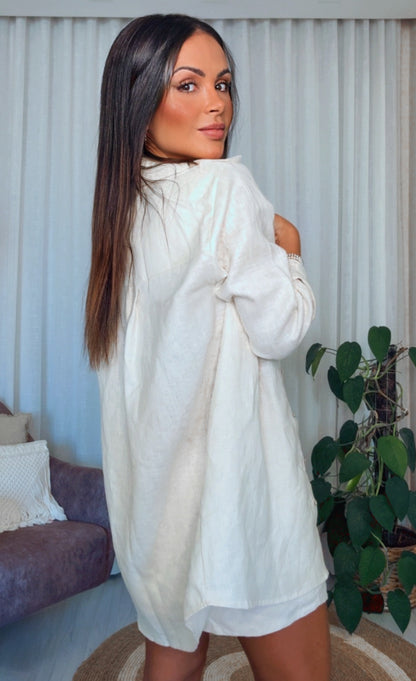 SAIA DE LINHO NATURAL