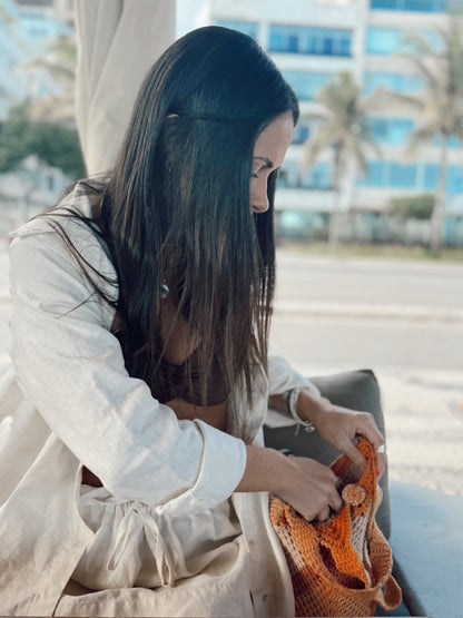 CAMISA DE LINHO CRISTAL NATURAL