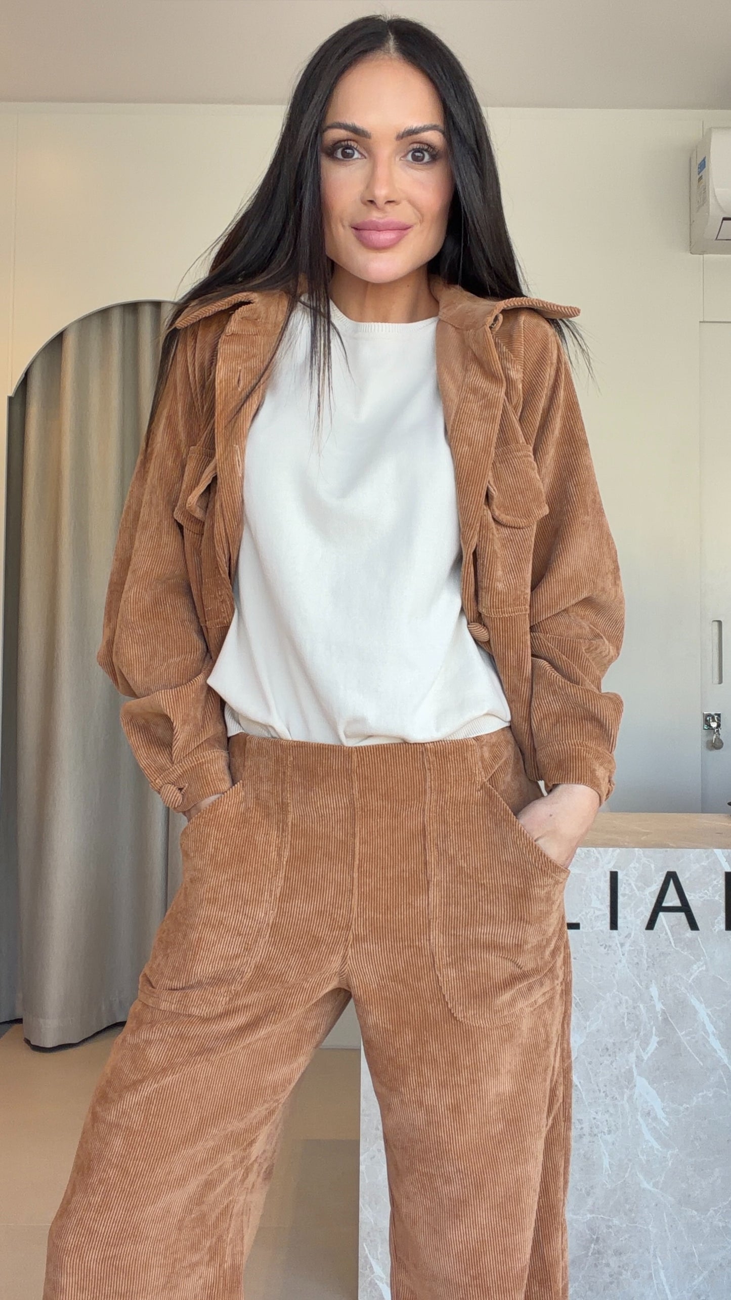 CALÇA MARROCOS CARAMELO
